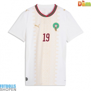 Billiga Marocko Youssef En-Nesyri #19 Bortatröja Dam VM 2026 Kortärmad
